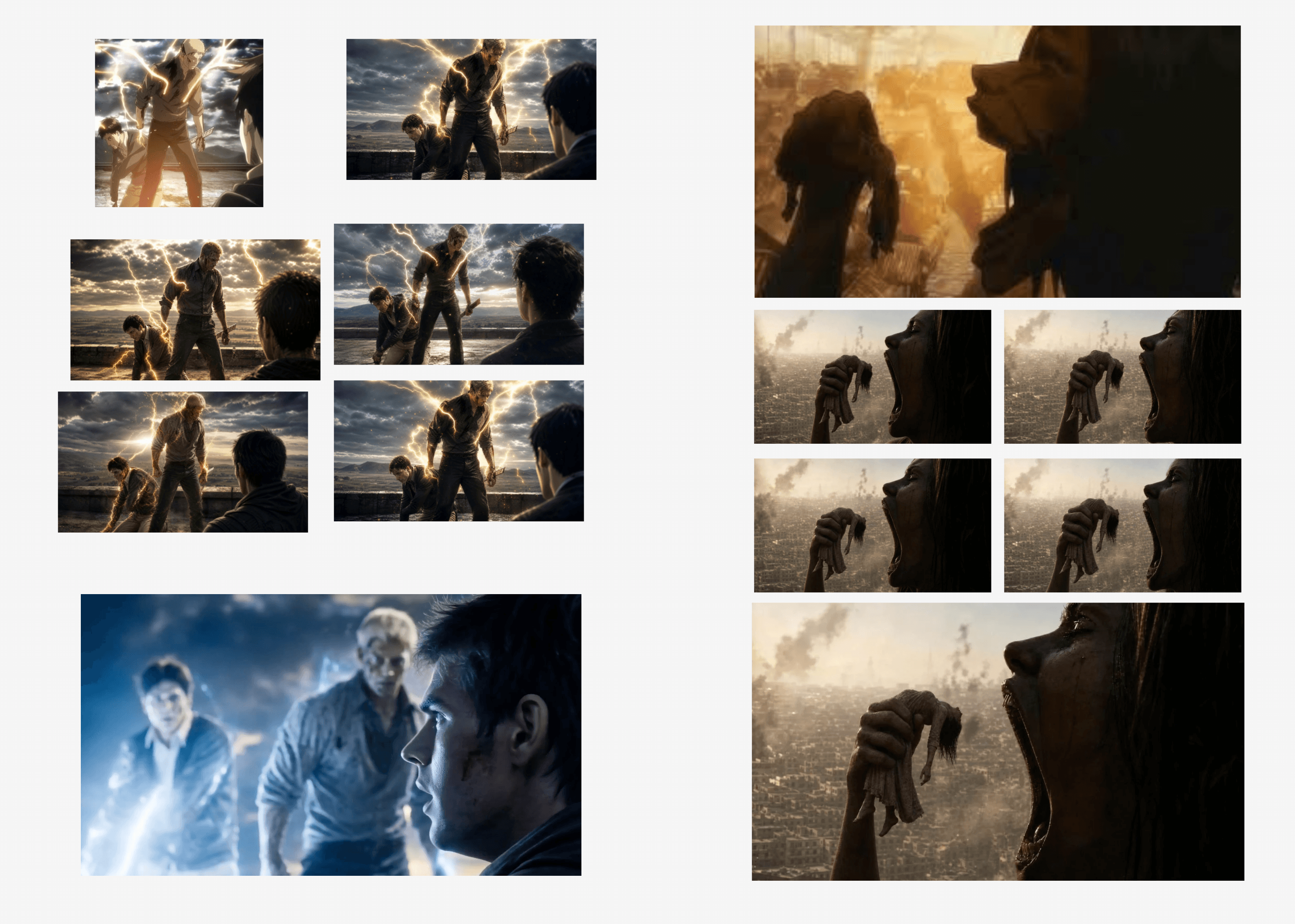 Anime to real visual direction for the Attack on Titan live action trailer